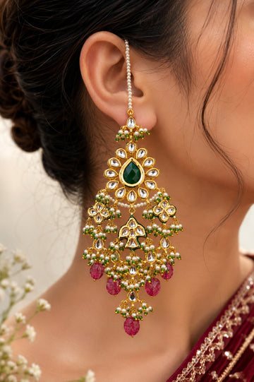 Green Dewdrop Tourmaline Earrings