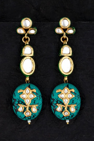 Feroza Swing Kundan Dangler