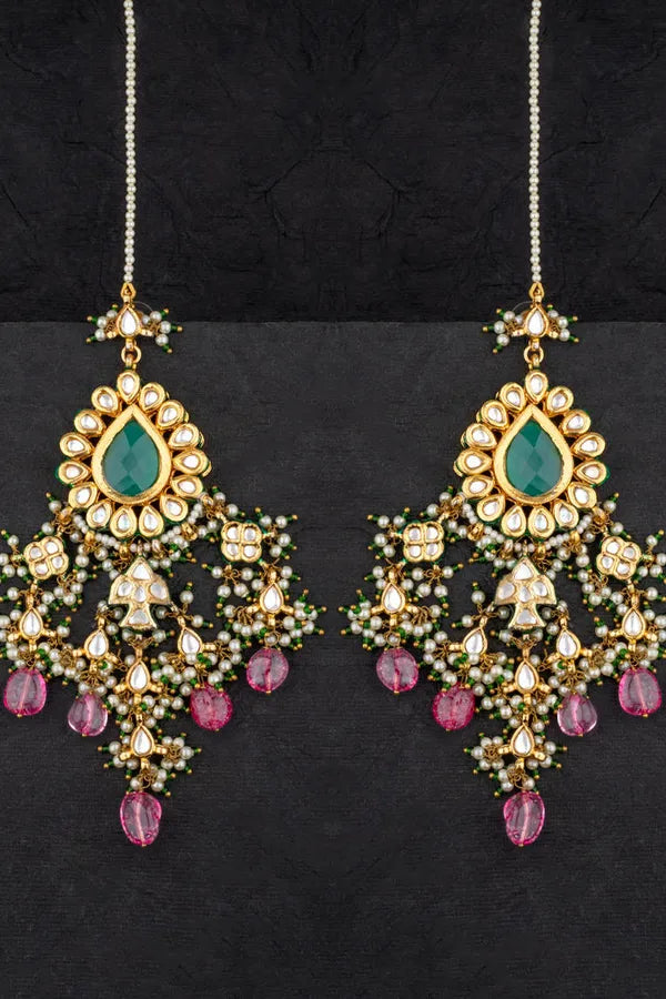 Green Dewdrop Tourmaline Earrings