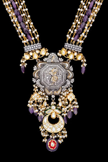 Amethyst Silver Necklace