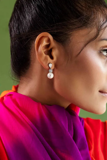Twin Pearl Earrings