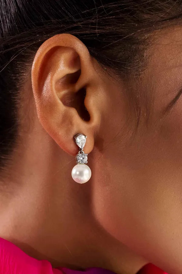 Twin Pearl Earrings