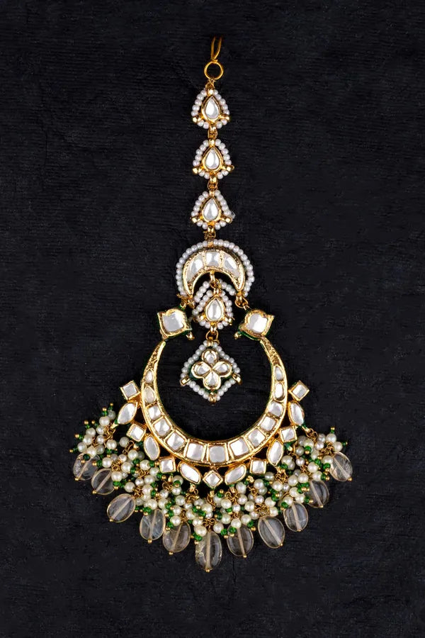 Pearl & Kundan Chandmilan Passa