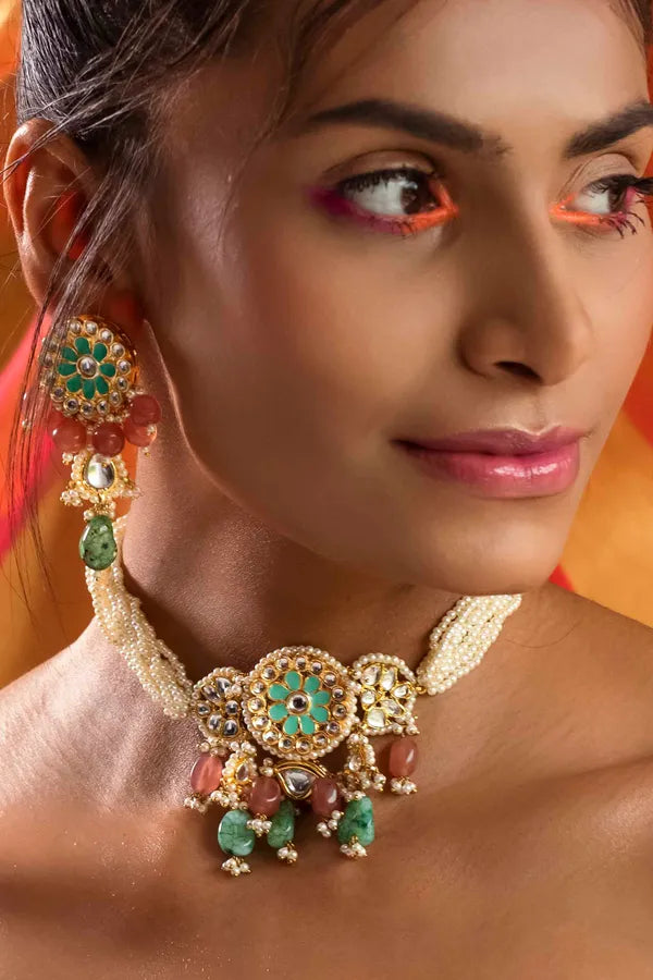 Feroza Meena Earrings
