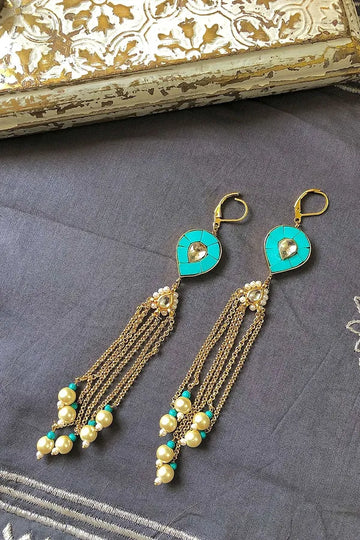 Feroza Drop Dangler Earrings