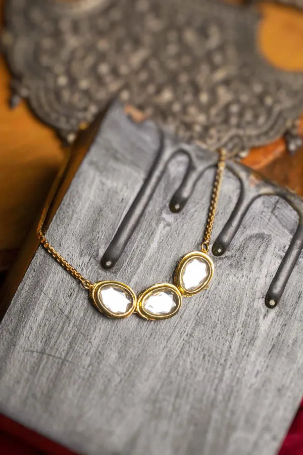 Three Kundan Bracelet