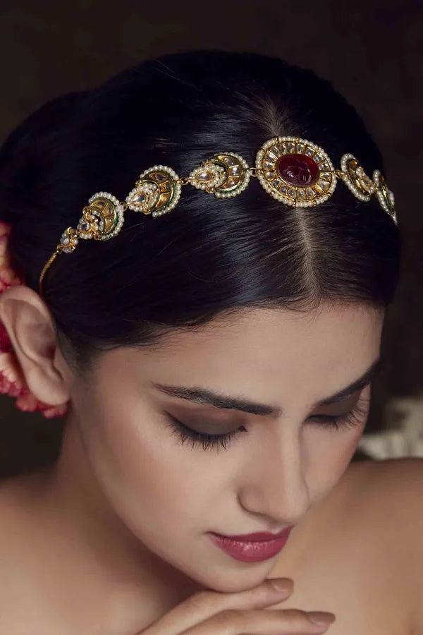 Kundan Ruby Choker