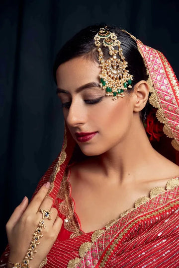 Kundan Green Drops Passa