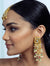 Statement Pink & Green Tourmaline Bridal Earrings