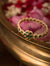 Green Kundan Bangle With Pearls