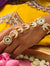 Green Kundan Gold Chand Haathphool