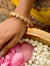 Golden Kundan Bangle With Pearls