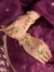 Green & Gold Chand Round Kundan Haathphool