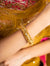 Gold & White Kundan Kada