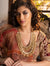 Statement Double Layer Chand Flower Necklace