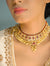 Red Meena Kundan Choker Necklace