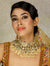 Statement Gold & Green Meenakari Kundan Choker Necklace