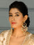 Statement Red Kundan Pink Chand Pearls Chandbali Earrings