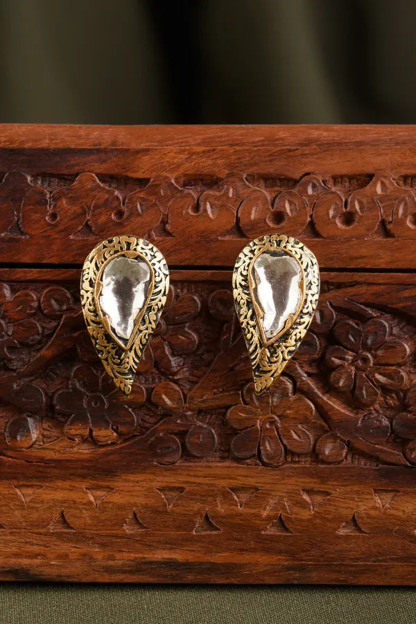 Antique Gold Studs Earrings