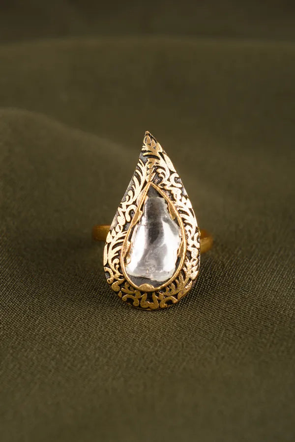 Antique Gold Cocktail Ring