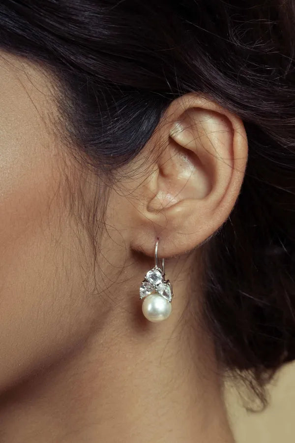 Mini Zirconia Pearl Danglers