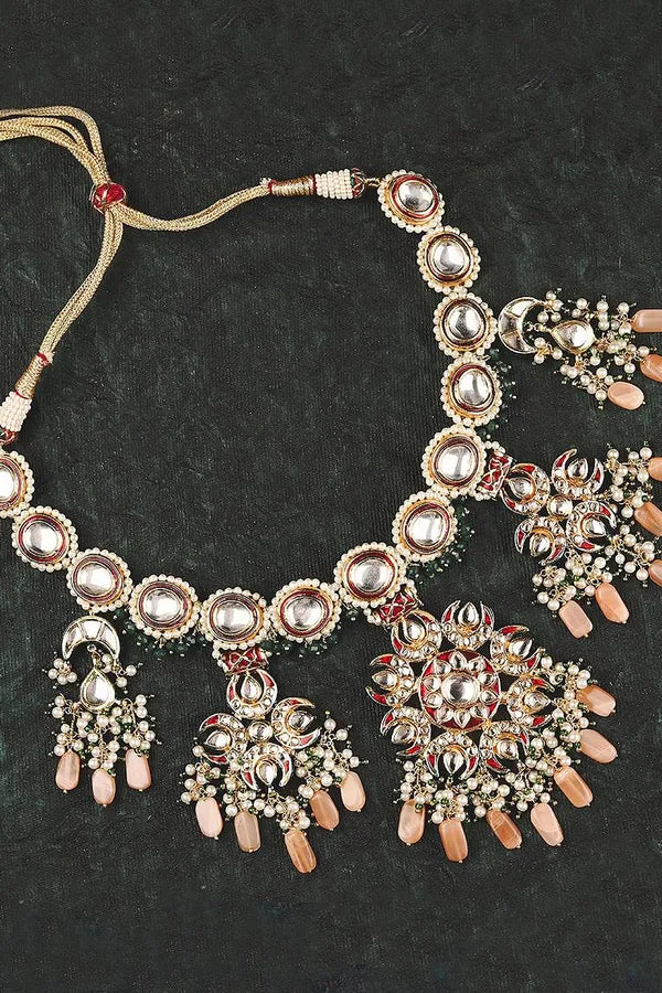 Green Kundan Choker Necklace