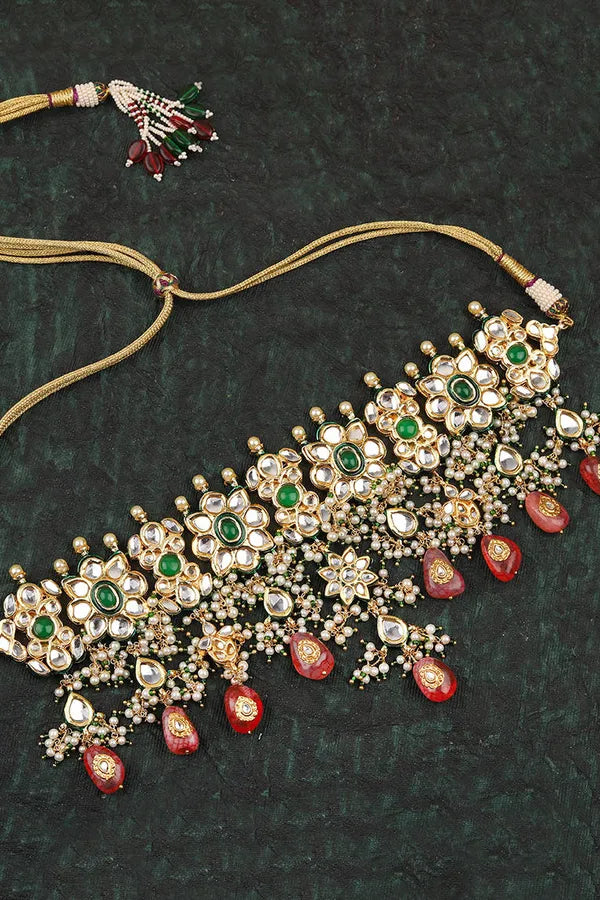 Kundan & Tourmaline Choker