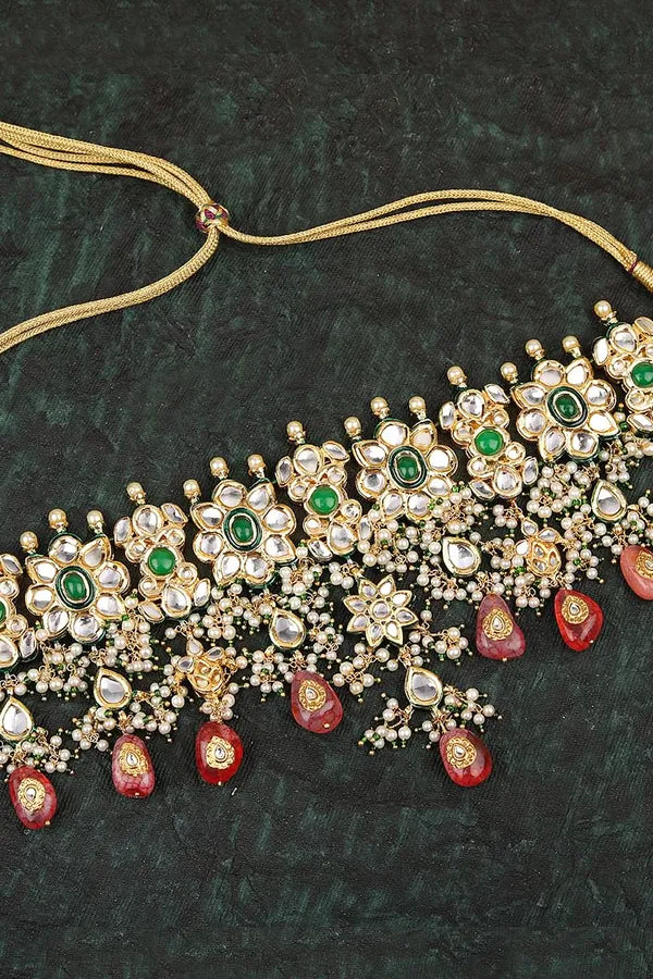 Kundan & Tourmaline Choker