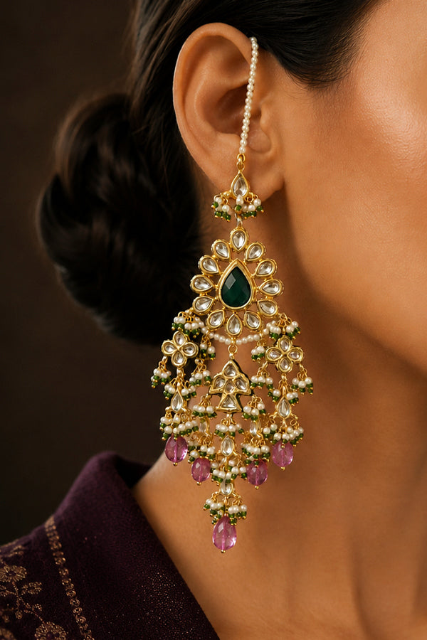 Green Dewdrop Tourmaline Earrings