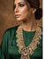 Statement Red Green Meena Kundan Necklace