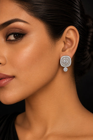 Silver Zirconia Studs